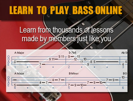 Learn to play bass online