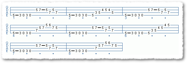 Heavy Bass Line In A-Minor