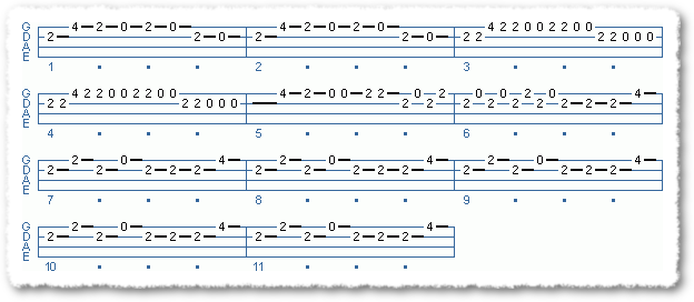 Double Bass Line 1