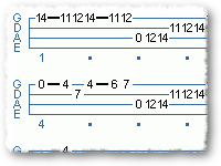 Applying 3-Note Chords - Canon In D