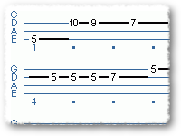 A-Minor Rock Bass Line